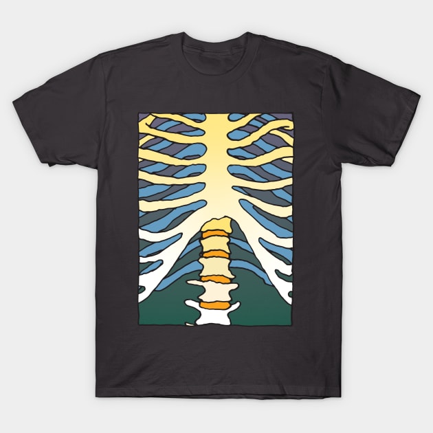 Skeleton T-Shirt by alexwahlberg